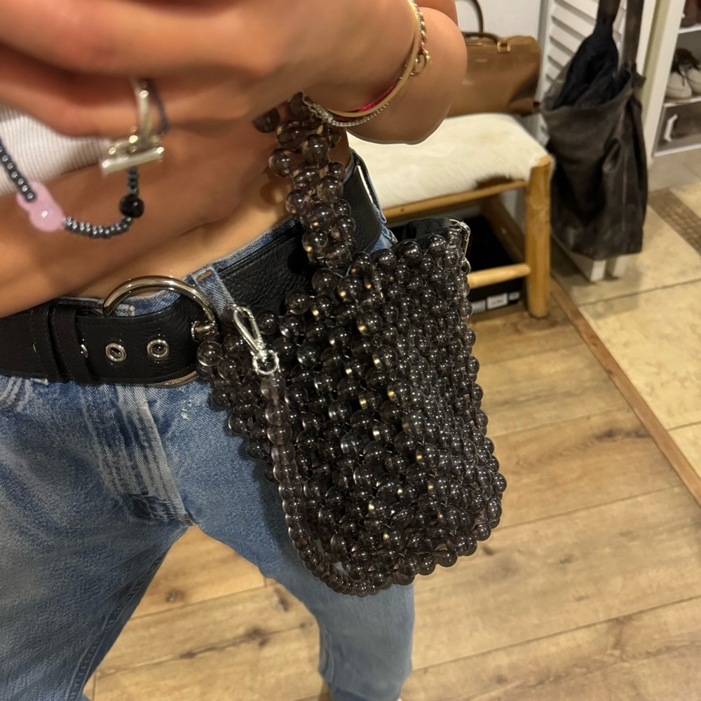 Zara beaded tote/shoulder bag